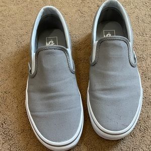 Gray Slip-on Vans